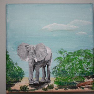 Kleinformat 15x15cm, Acryl auf Leinwand