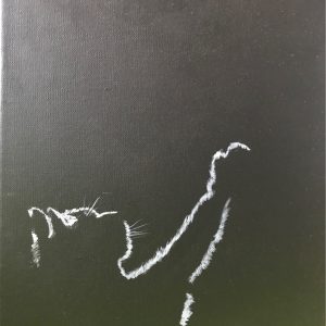 Katze - Reihe 2019, Acryl auf Leinwand