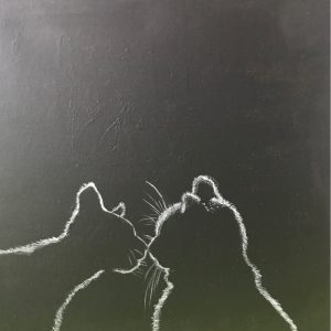 Katze - Reihe diverser Silhouettenansichten