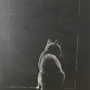 Katze - Reihe 2019, Acryl auf Leinwand 2019
