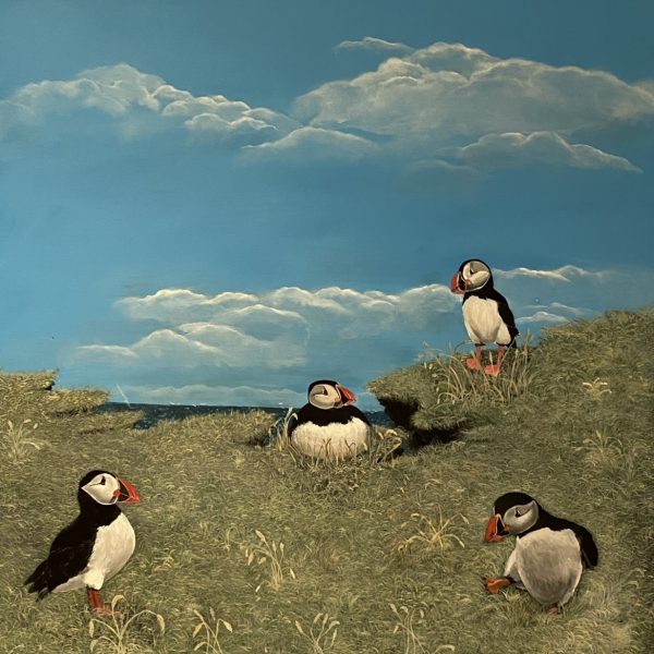 Wo ist der Hering?!, 2022, 90x90cm