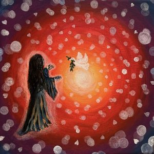 Generalbotschaft XXXIV, 2022, 20x20cm