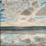 Abendstimmung Badestelle Ording, 2022